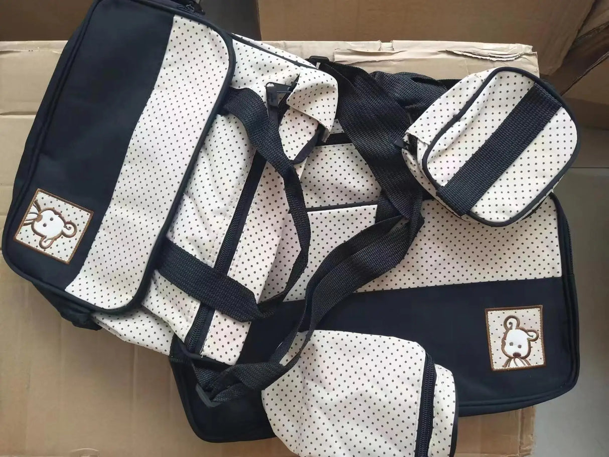 Five Piece Mommy Bag One Shoulder Oblique Straddle