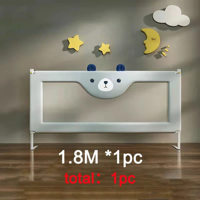 Foldable Baby Protective Playpen Fence Bed Rail Guardrail
