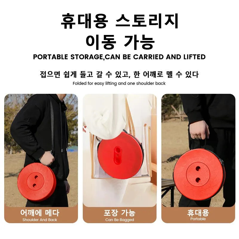 Folding Telescopic Stool Storage Stool Outdoor Travel Folding