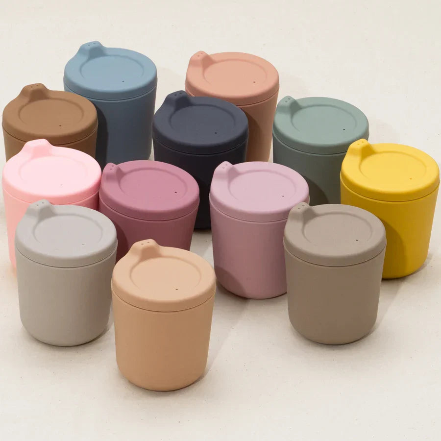 Food Grade Silicone Material Baby Drinking Cups Children's