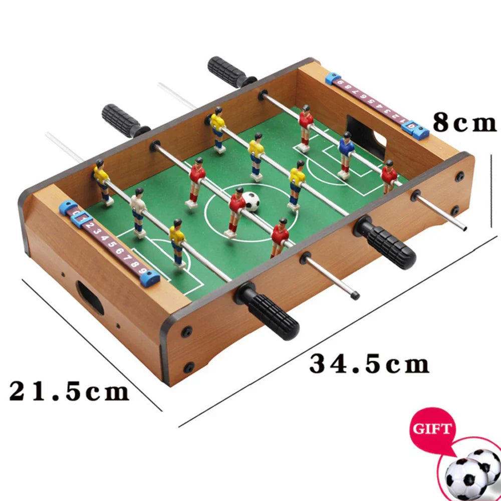 Foosball Table Easily Assemble Wooden Soccer Games Table