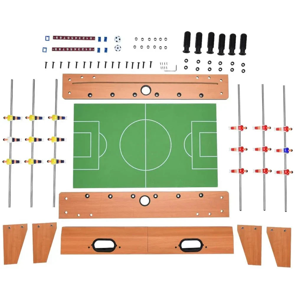 Foosball Table Easily Assemble Wooden Soccer Games Table