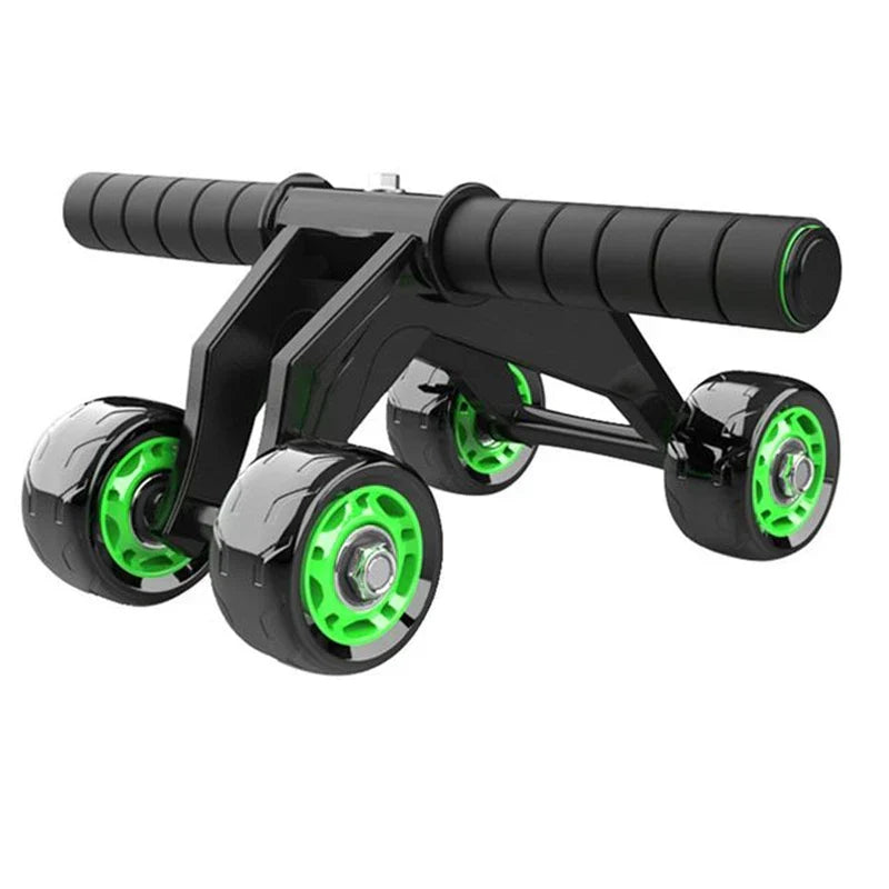 Four Wheeled Abdominal Wheel Ab Roller Non-slip Arm