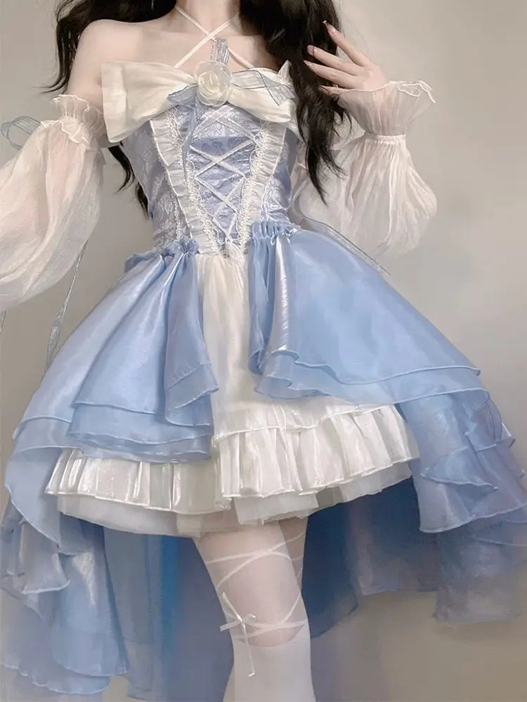 French Romantic Style Lolita Op Elegant Girl Cosplay