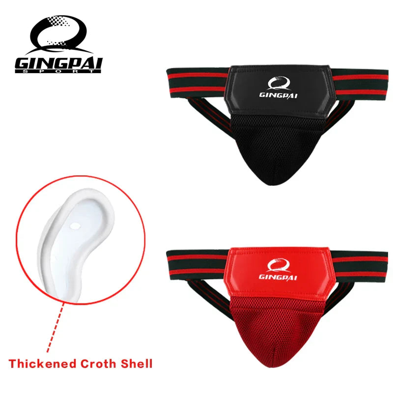 GINGPAI Sanda Protector MMA Groin Guard Protective Safety