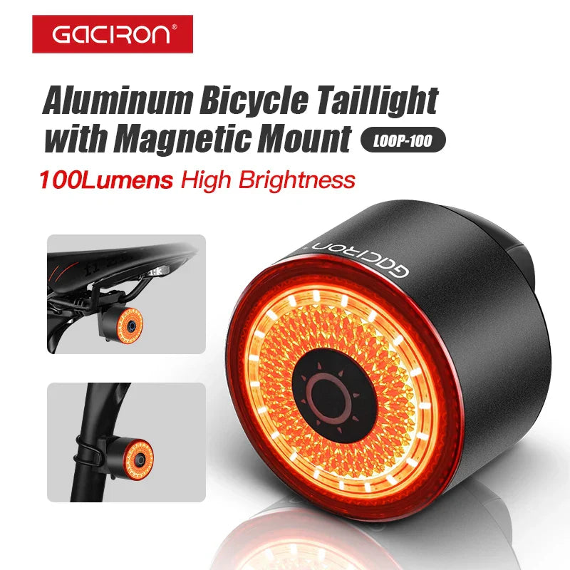 Gaciron Bike Lights,100lm High Brightness Bike Rear Light