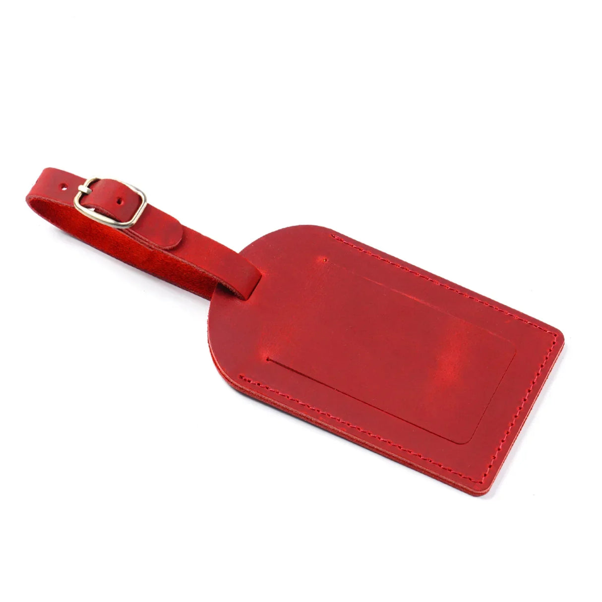 Genuine Leather Luggage Tag Suitcase Identifier Label Baggage