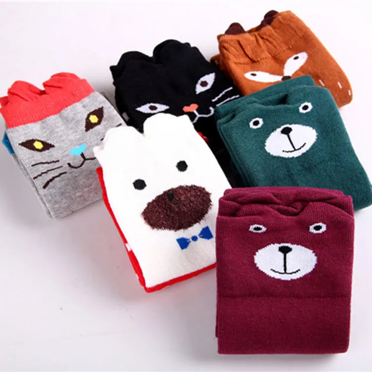 Girl Socks Knee Socks Kids Dance Legwarmers Cute
