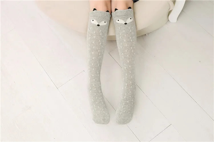 Girl Socks Knee Socks Kids Dance Legwarmers Cute