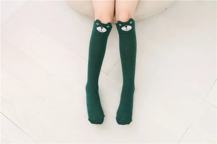 Girl Socks Knee Socks Kids Dance Legwarmers Cute