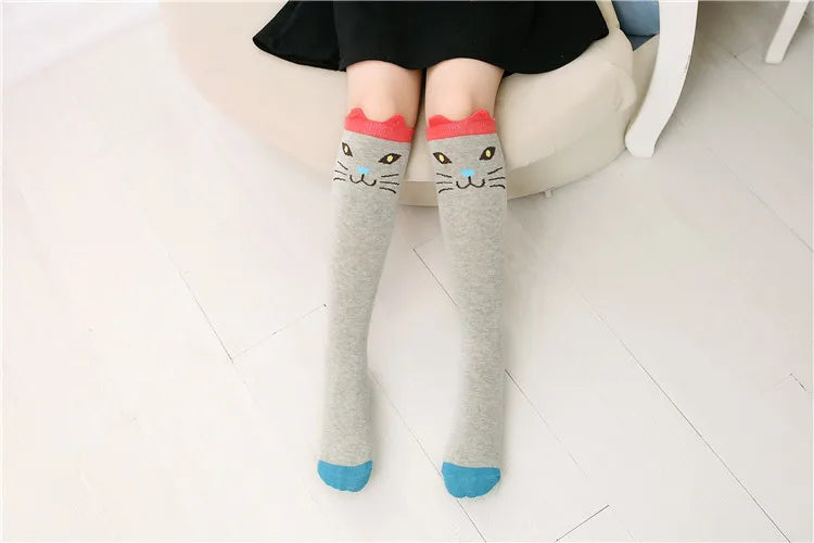 Girl Socks Knee Socks Kids Dance Legwarmers Cute