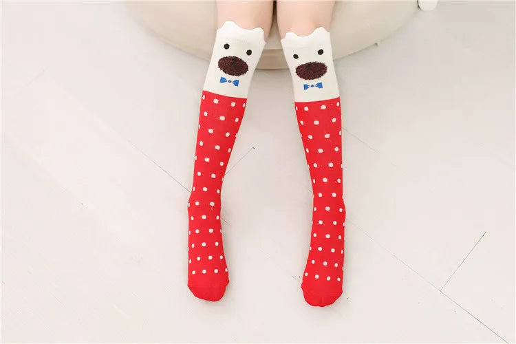 Girl Socks Knee Socks Kids Dance Legwarmers Cute