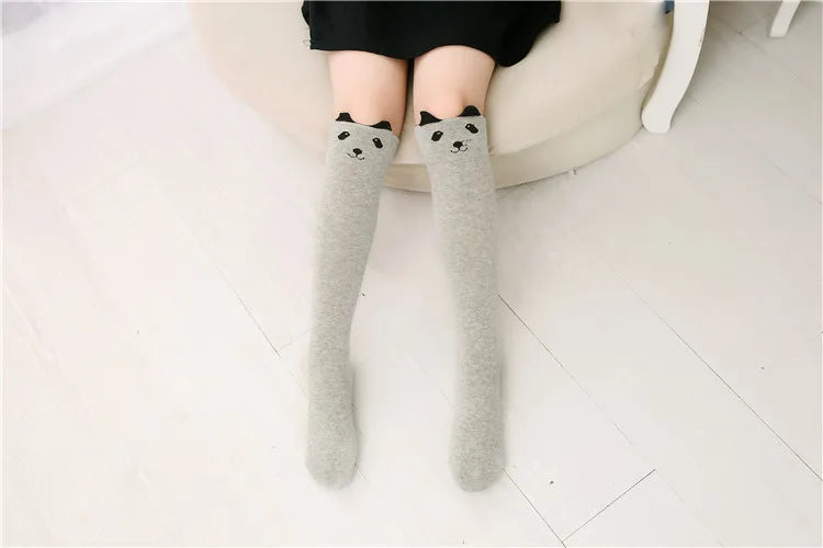 Girl Socks Knee Socks Kids Dance Legwarmers Cute