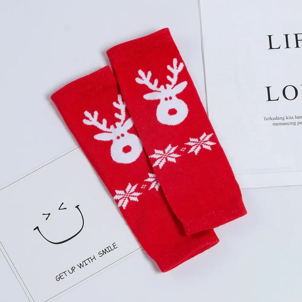 Girls Leg Warmers Stripe Toddler Leggings Cotton Knee