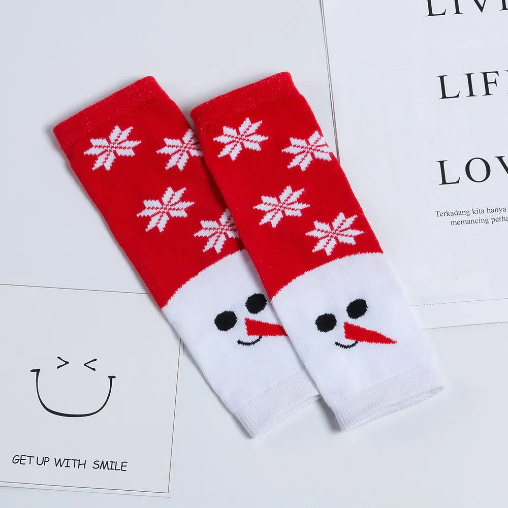 Girls Leg Warmers Stripe Toddler Leggings Cotton Knee