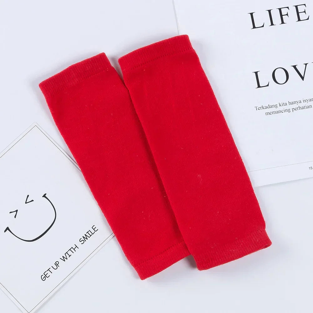 Girls Leg Warmers Stripe Toddler Leggings Cotton Knee