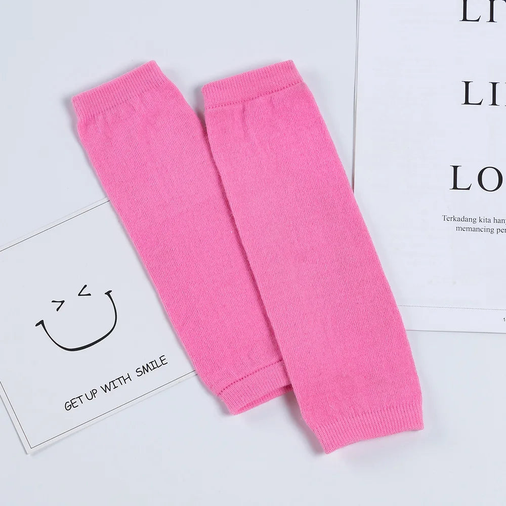 Girls Leg Warmers Stripe Toddler Leggings Cotton Knee