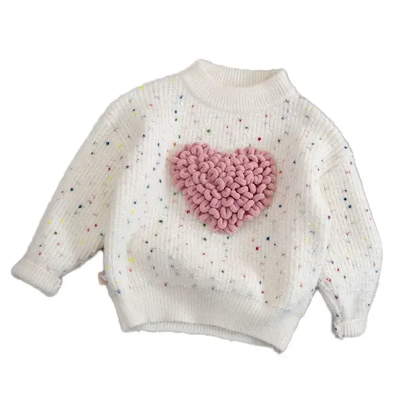 Girls Sweater Autumn Winter Pullover for Kids 2023