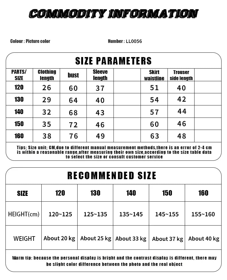 Girls jazz dance long sleeve top skirt children's