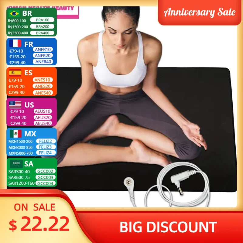 Grounding Mat for Improving Sleep Grounding Pad Health