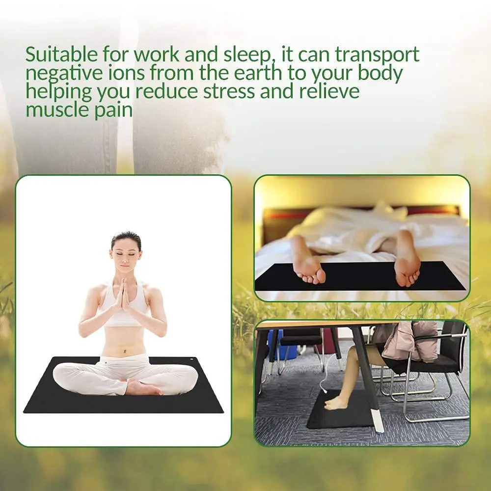 Grounding Mat for Improving Sleep Grounding Pad Health