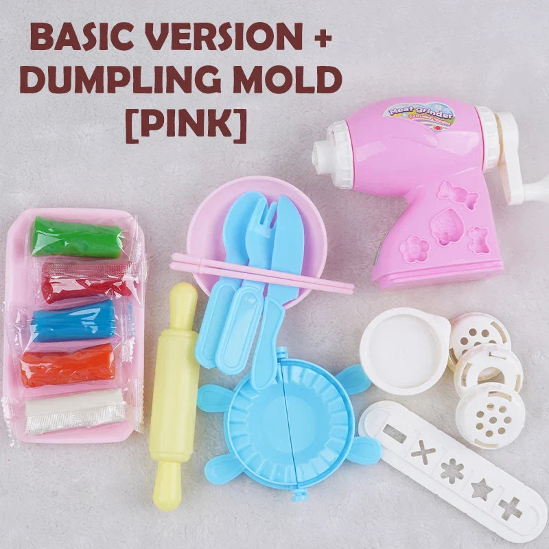 Make noodles and dumplings Mold Modeling Clay Kit