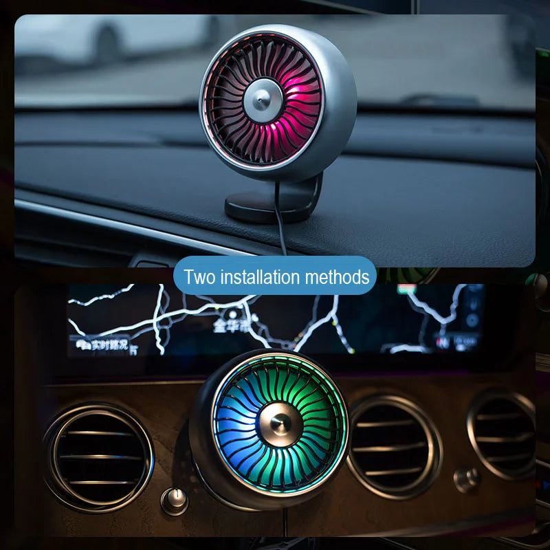 Summer Car USB Fan 3 Gear Wind Adjustment