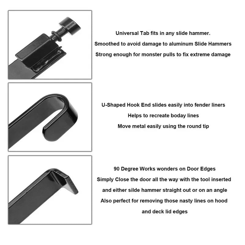 PDR Car Door and Fender Edge Dent Paintless