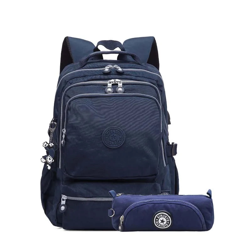 TEGAOTE Pencil Case Students Bolsa Famous Travel Nylon