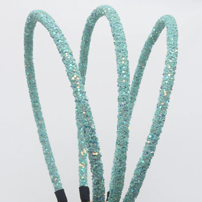 3 Piece New Girls Glitter Hair Accessories Kids