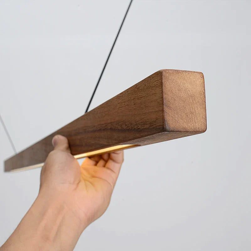 Nordic Wood Pendant Lights LED Modern Hanging Lamps