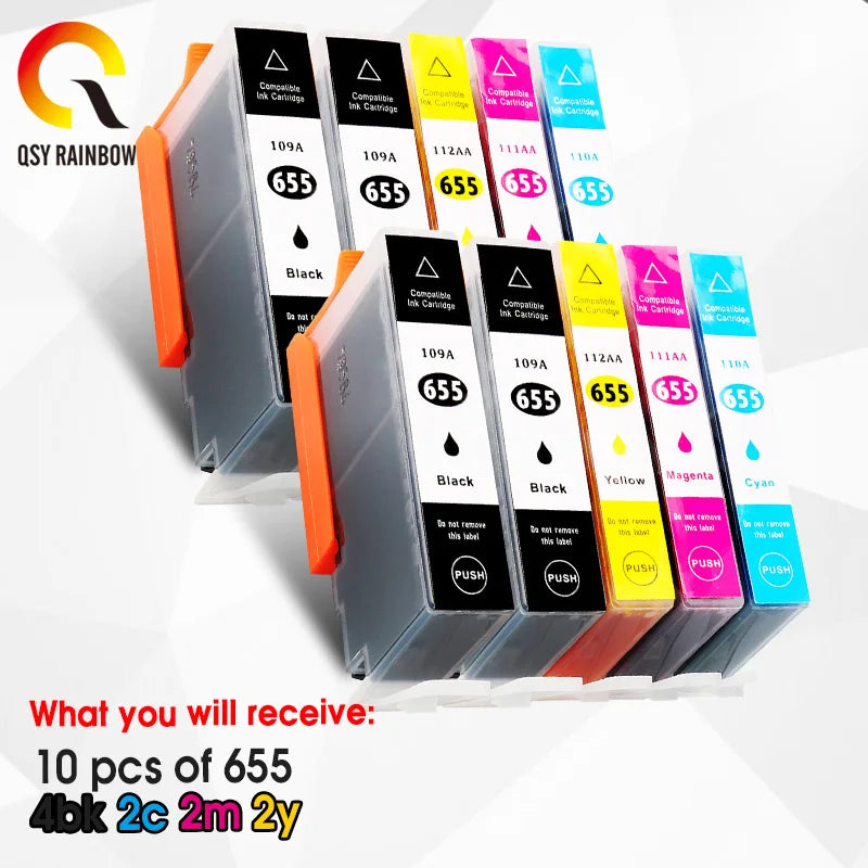 CMYK SUPPLIES 5x ink cartridge replacement for hp