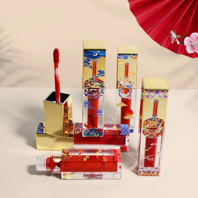 Women Matte Velvet Moisturizer Makeup Lipgloss Set Cosmetic