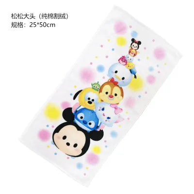 Mickey Mouse Candy Color Princess Printed Cotton Gauze