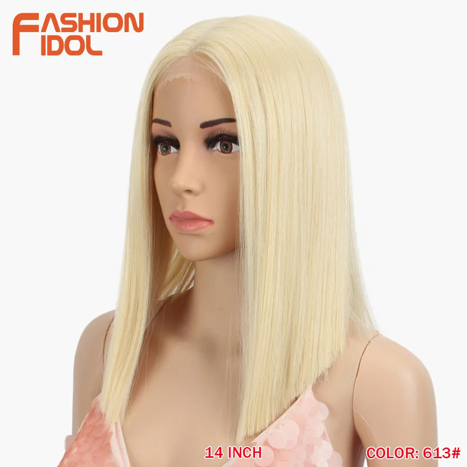 FASHION IDOL 10 Inch Bob Wigs Straight Hair