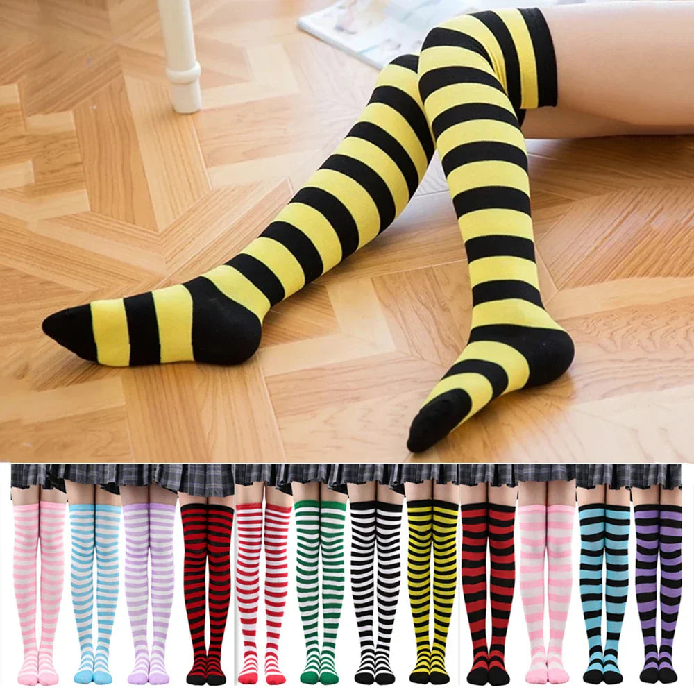 Women's Thigh High Over The Knee Socks For