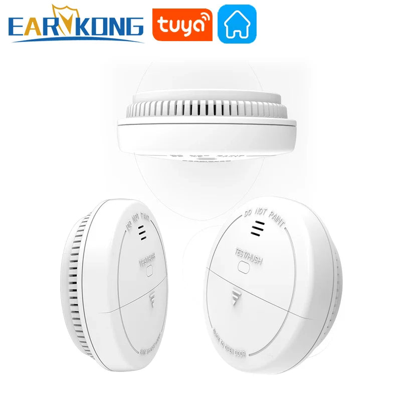 Tuya WiFi Smoke Sensor Fire Protection Top Smoke