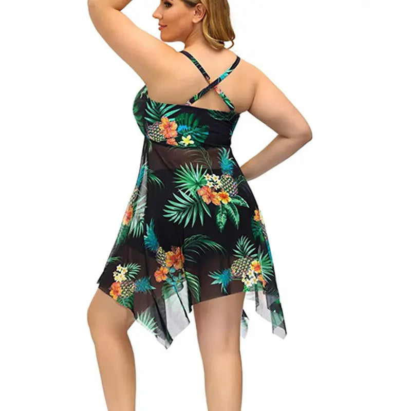Womens Plus Size Swimsuit 2024 Stylish New Two