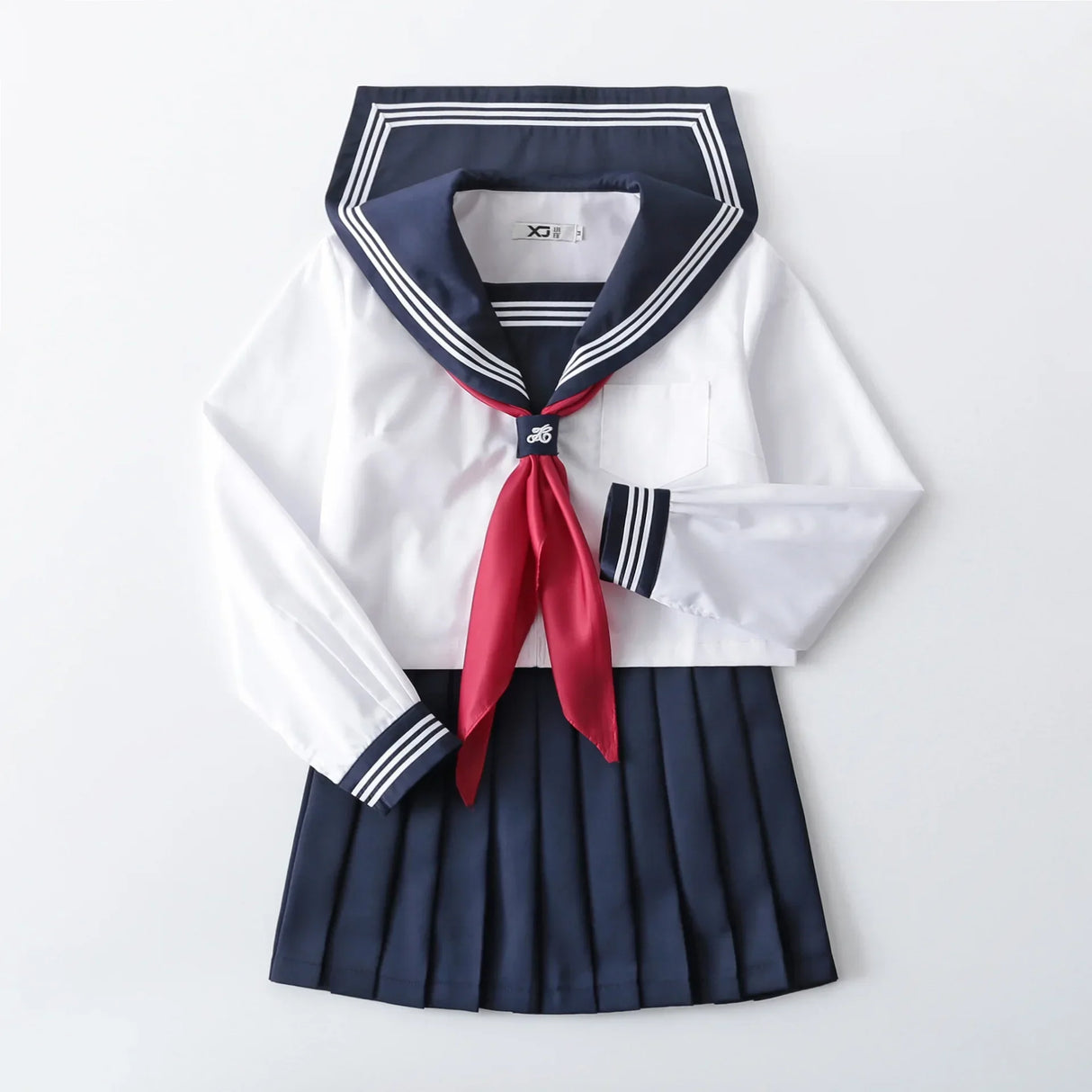 Japanese JK Suit Three Lines Woman School Uniform