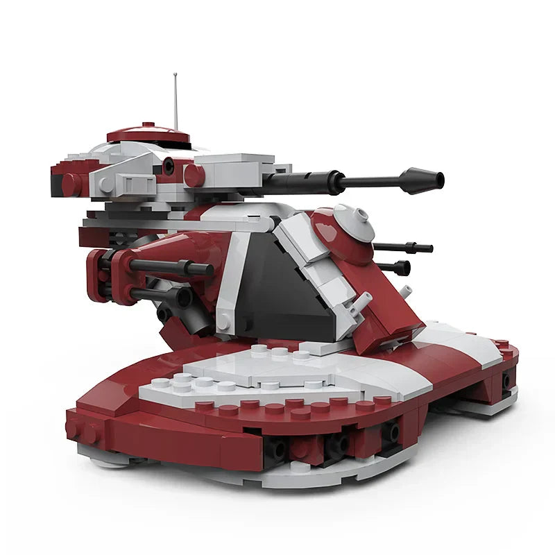 MOC Space Military Tank AAT Tank Building Block