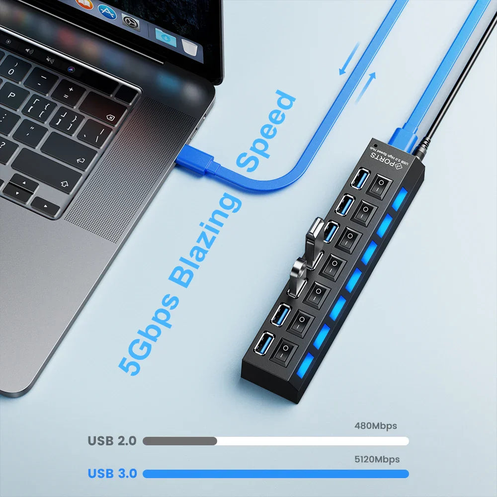 USB Hub 3.0 USB 3 0 Hub Multi