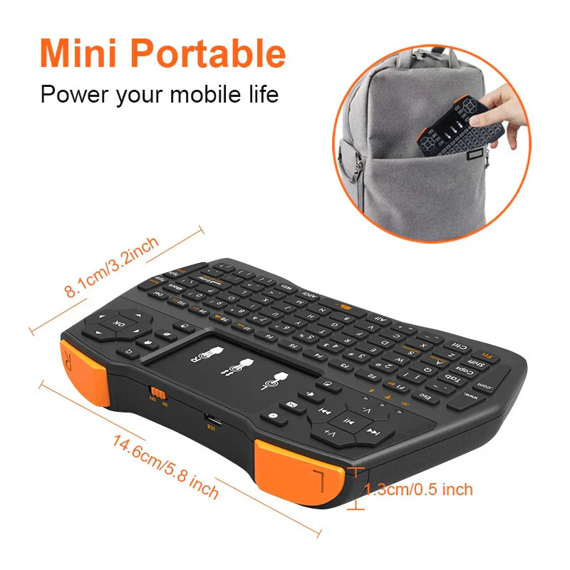 i8 Plus No Backlit 2.4GHz Mini Wireless Keyboard
