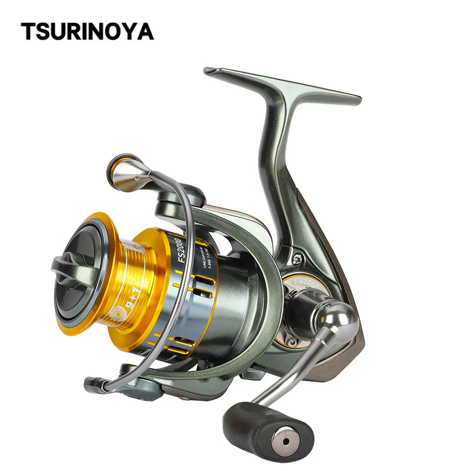 TSURINOYA Long Casting Spinning Fishing Reel FS 2000