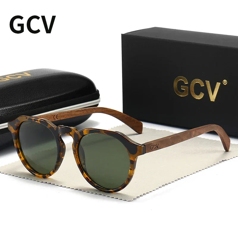 GCV Brand Advanced Walnut Wood Hawksbill Leopard Grain