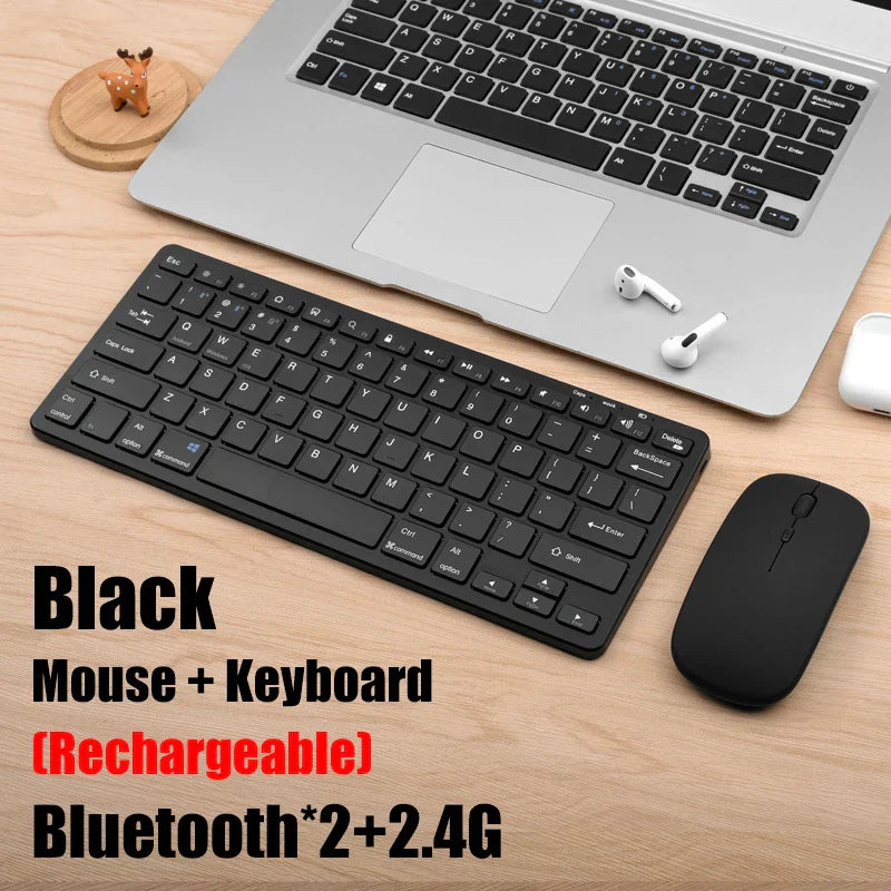 Wireless Keyboard Bluetooth 5.0&2.4G Mini Multimedia teclado bluetooth