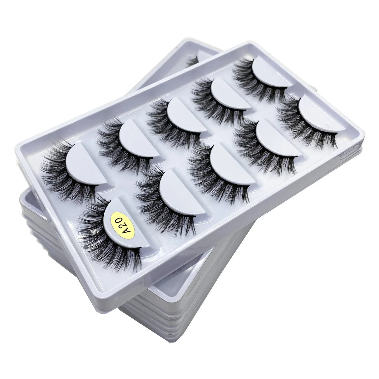 50/100 Pairs False Eyelashes Wholesale Fluffy Long Lashes