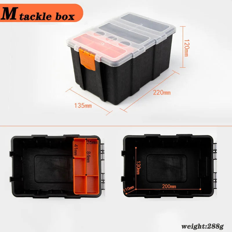 Large Capacity Fishing Tackle Box Fishing Accessories Tool