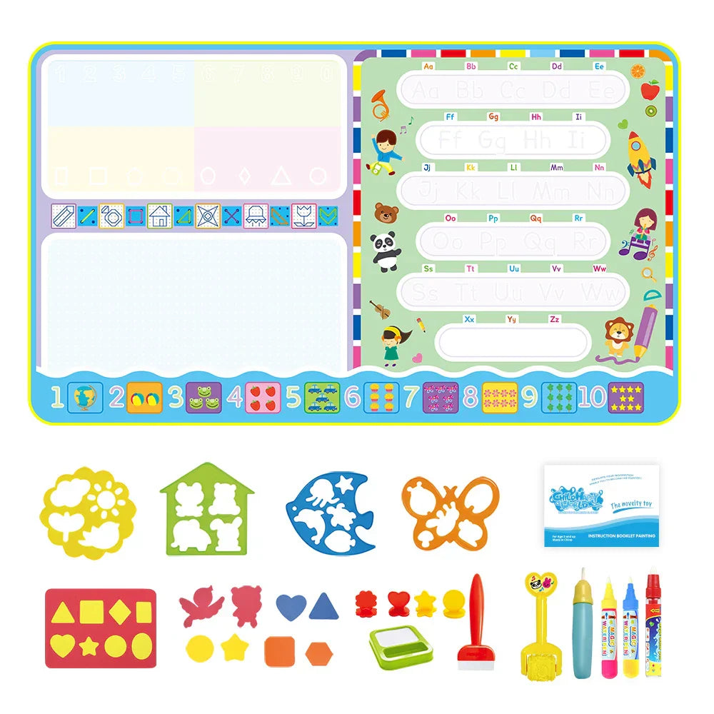 Coolplay Magic Water Drawing Mat Coloring Doodle Mat