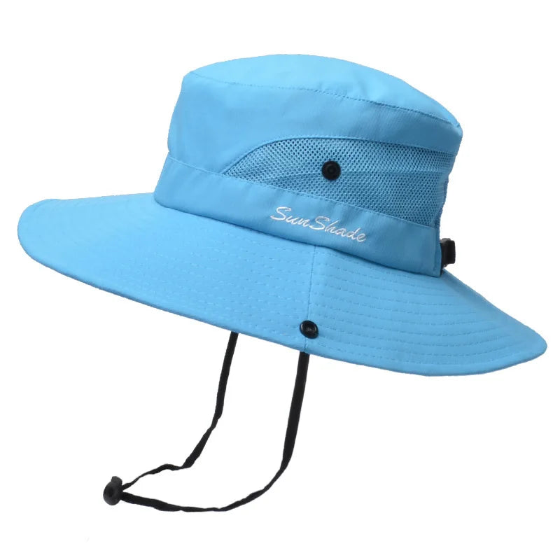 Parent-child Unisex Summer Foldable Sun Fisherman Hat Men