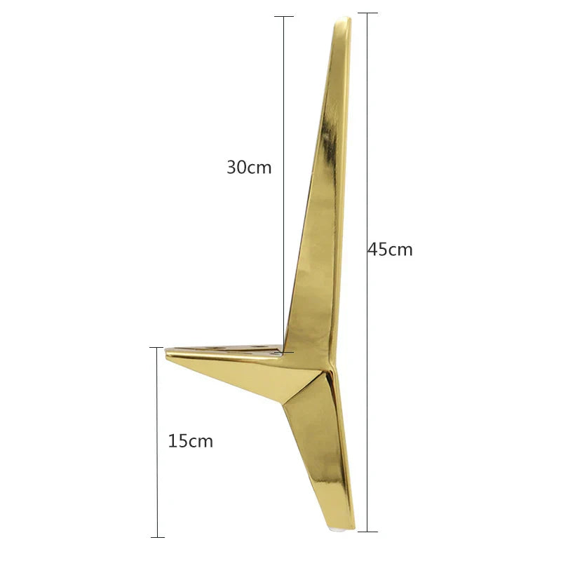 4Pcs Furniture Legs Gold Metal Heavy Duty Support